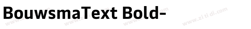 BouwsmaText Bold字体转换